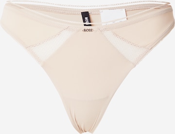 String BOSS en beige : devant