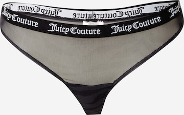 Juicy Couture Thong in Black: front