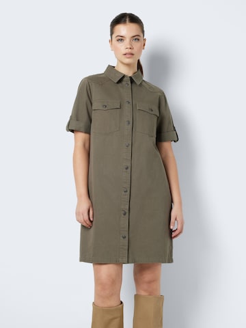 Robe-chemise 'NEW SIGNE' Noisy may en vert : devant