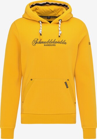 Schmuddelwedda Sweatshirt  'Hamburg' in Gelb: front