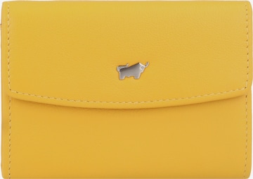 Braun Büffel Wallet 'Joy' in Yellow: front