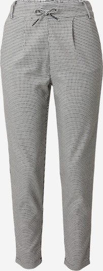 ONLY Pleat-front trousers 'Poptrash' in Black / White, Item view