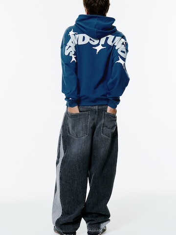Sweat-shirt 'STWD STUDIO' Pull&Bear en bleu