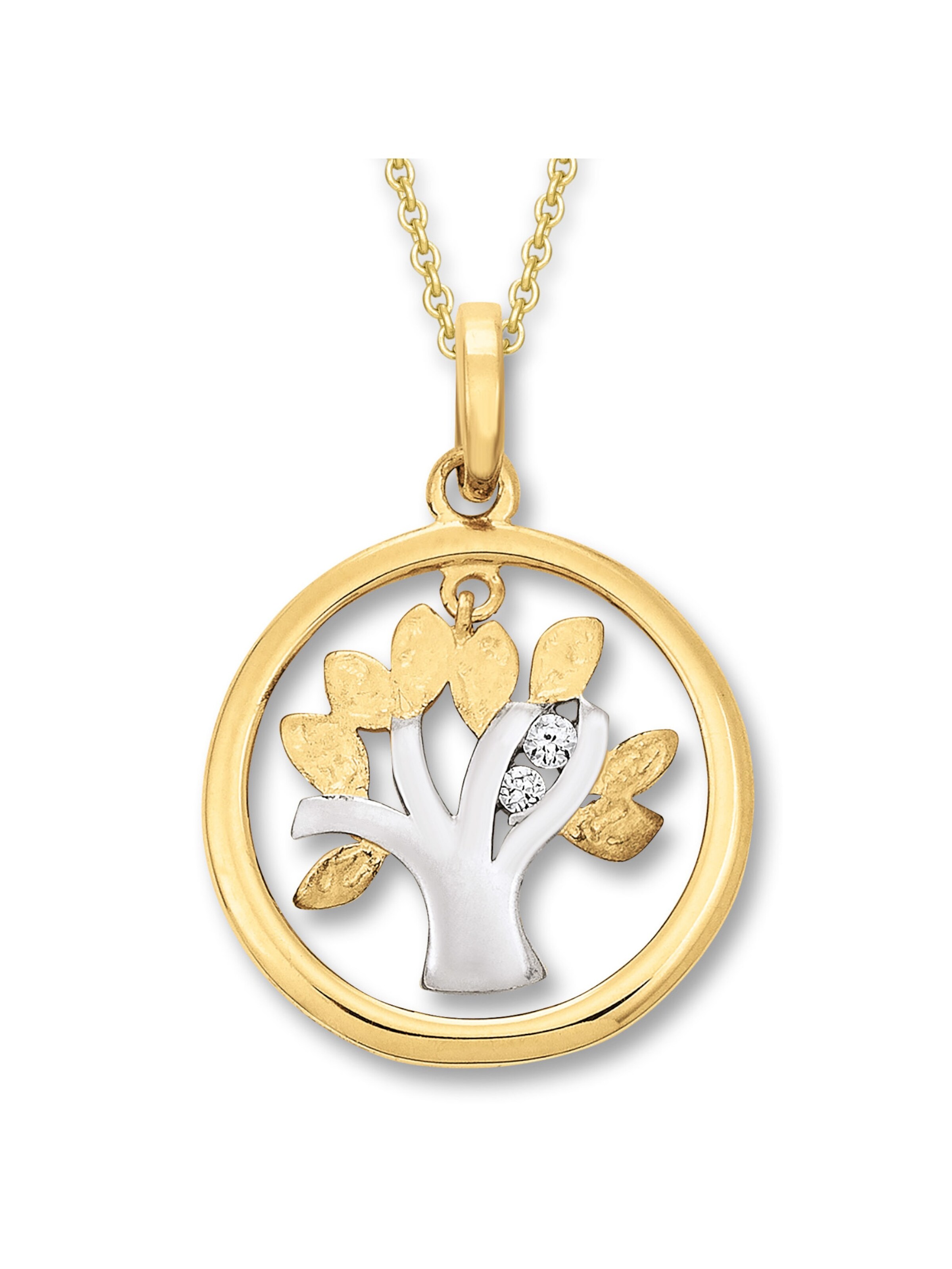 ONE ELEMENT Anhänger 'Lebensbaum' in Gold