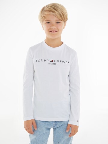 TOMMY HILFIGER Koszulka 'Essential' w kolorze biały: przód