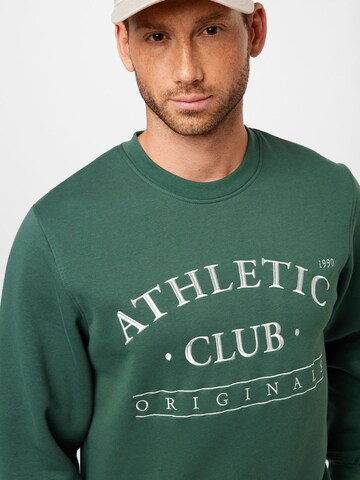 JACK & JONES Sweatshirt 'Tobias' in Groen