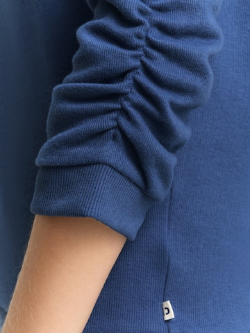 TOM TAILOR DENIM Sweatshirt in Blue