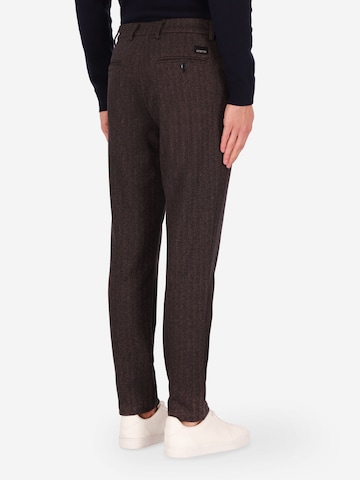 Distretto12 Regular Broek 'Herrin' in Bruin