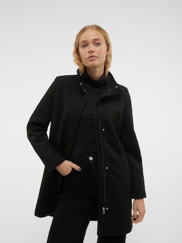 VERO MODA Between-Seasons Coat 'VERODONA' in Black