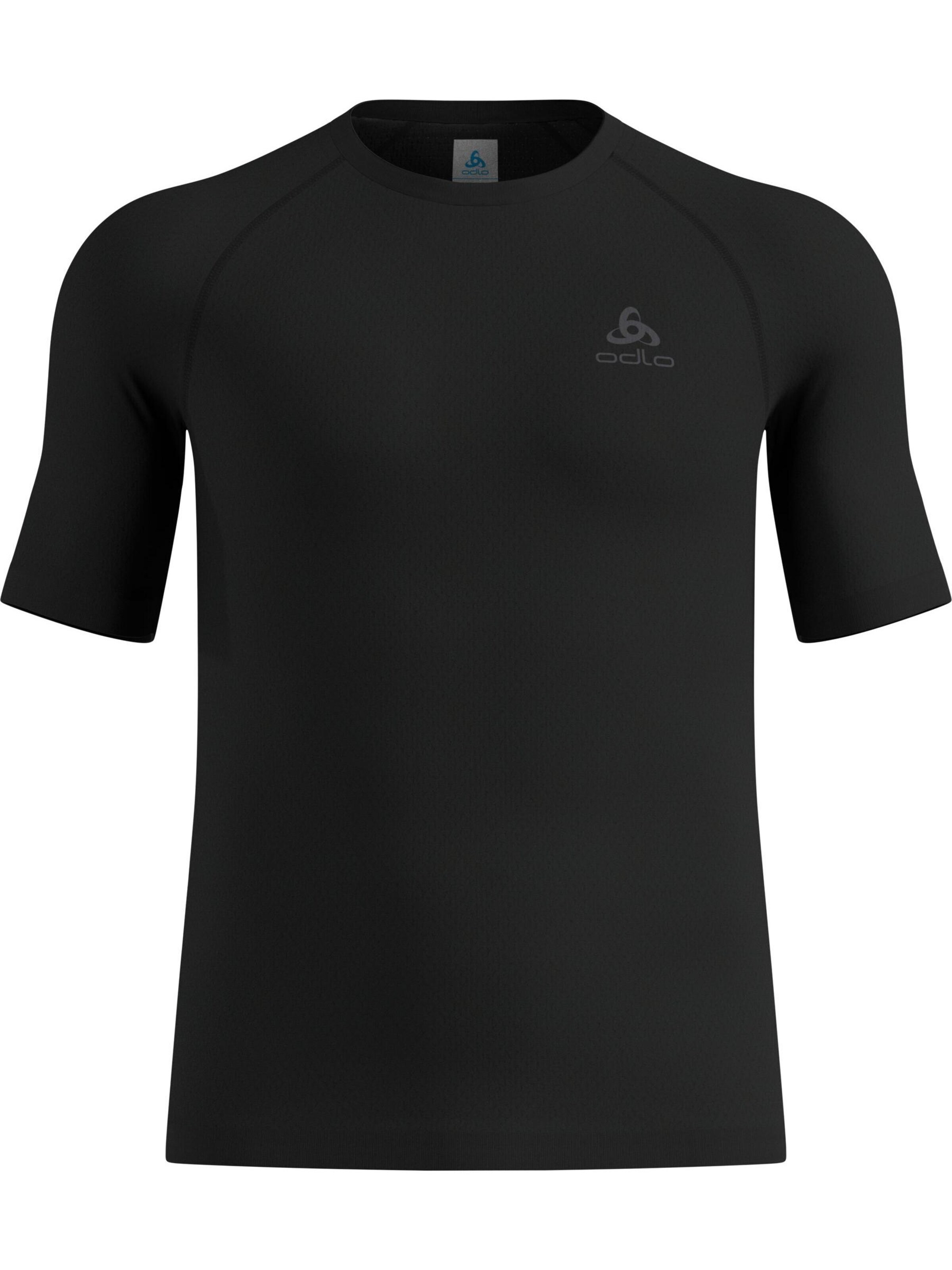 Base layer 'MERINO PW 140 SEAMLESS' di ODLO in nero: frontale