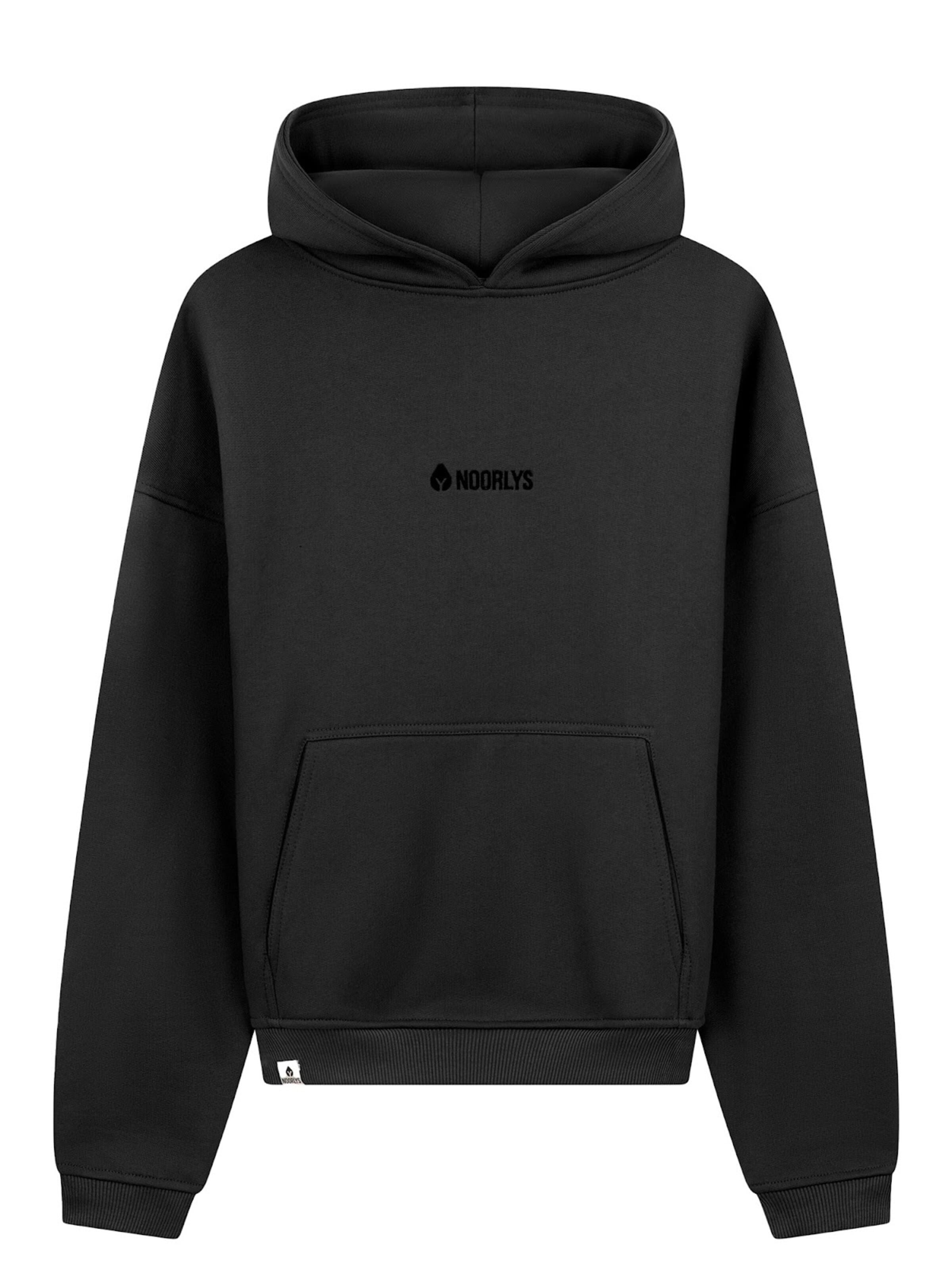 NOORLYS Sweatshirt 'PUNDIG'‌‌‌‌ in Schwarz: Vorderseite