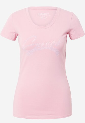 GUESS Shirt 'ADELINA' in Roze: voorkant