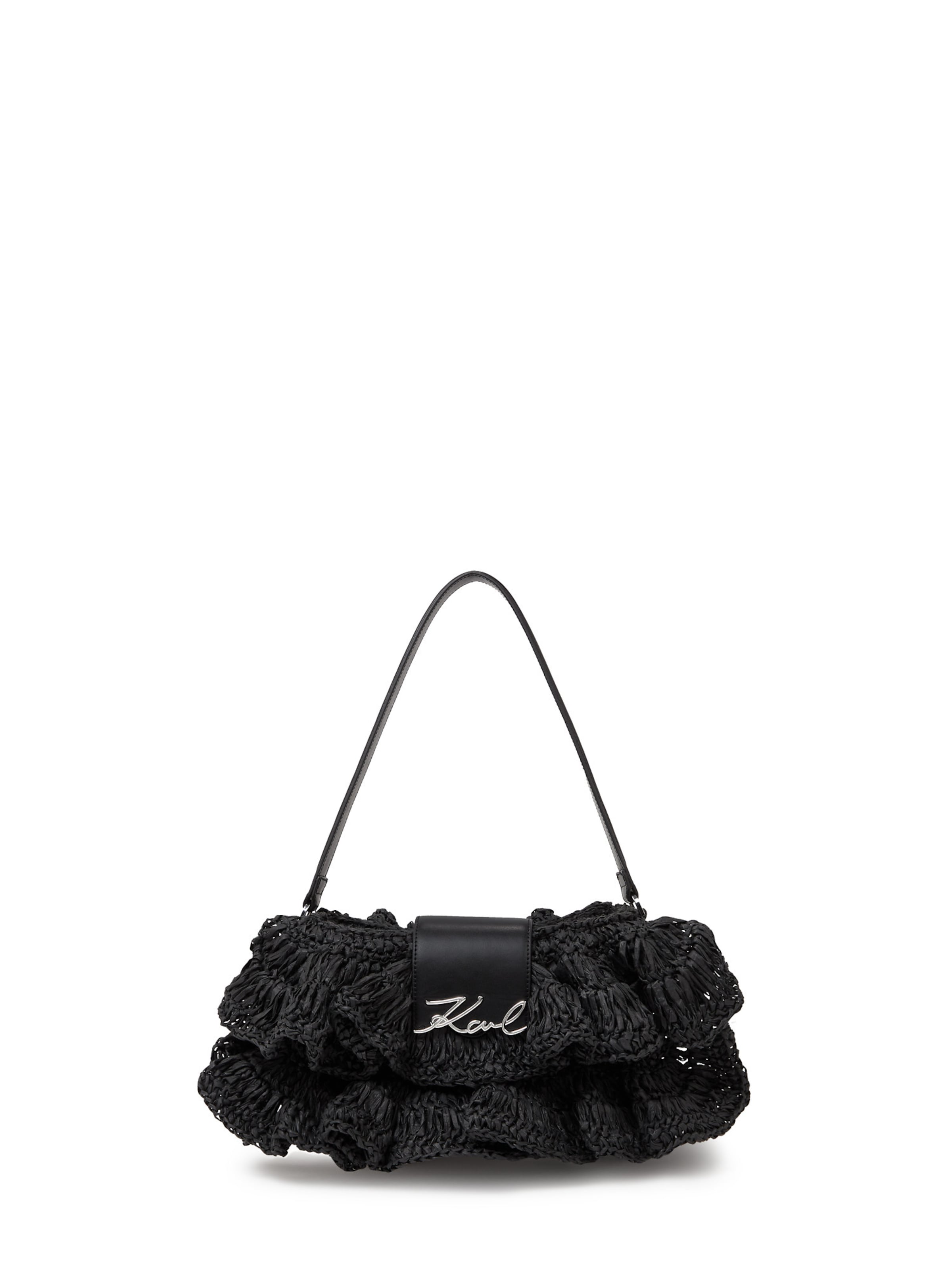Karl Lagerfeld Torba na ramię w kolorze czarny: przód