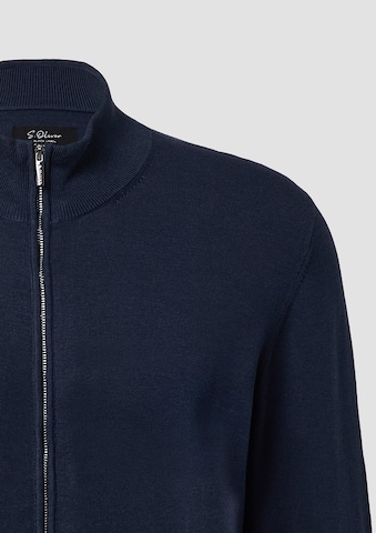 Vestes en maille s.Oliver BLACK LABEL en bleu