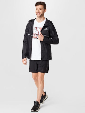 ADIDAS SPORTSWEAR Sportjacke 'Own The Run' in Schwarz