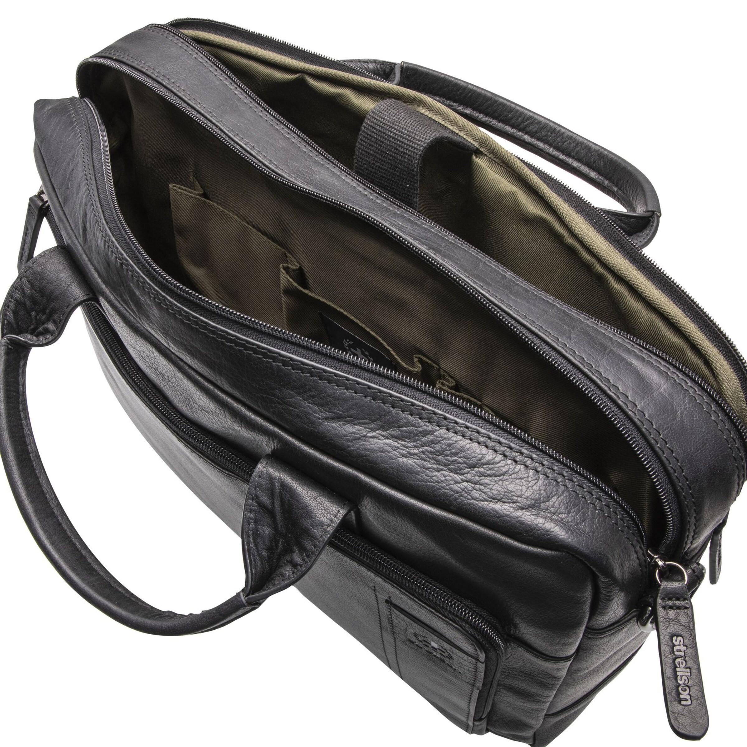 STRELLSON Aktentas 'Hyde Park' in Zwart