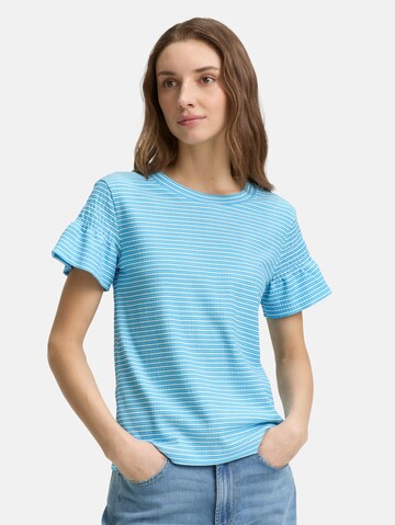TOM TAILOR DENIM Shirt in Blauw: voorkant