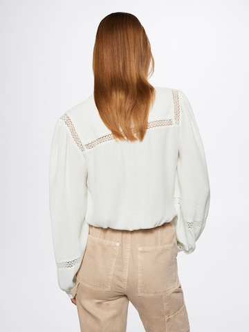 MANGO Blouse 'Jacque' in Beige