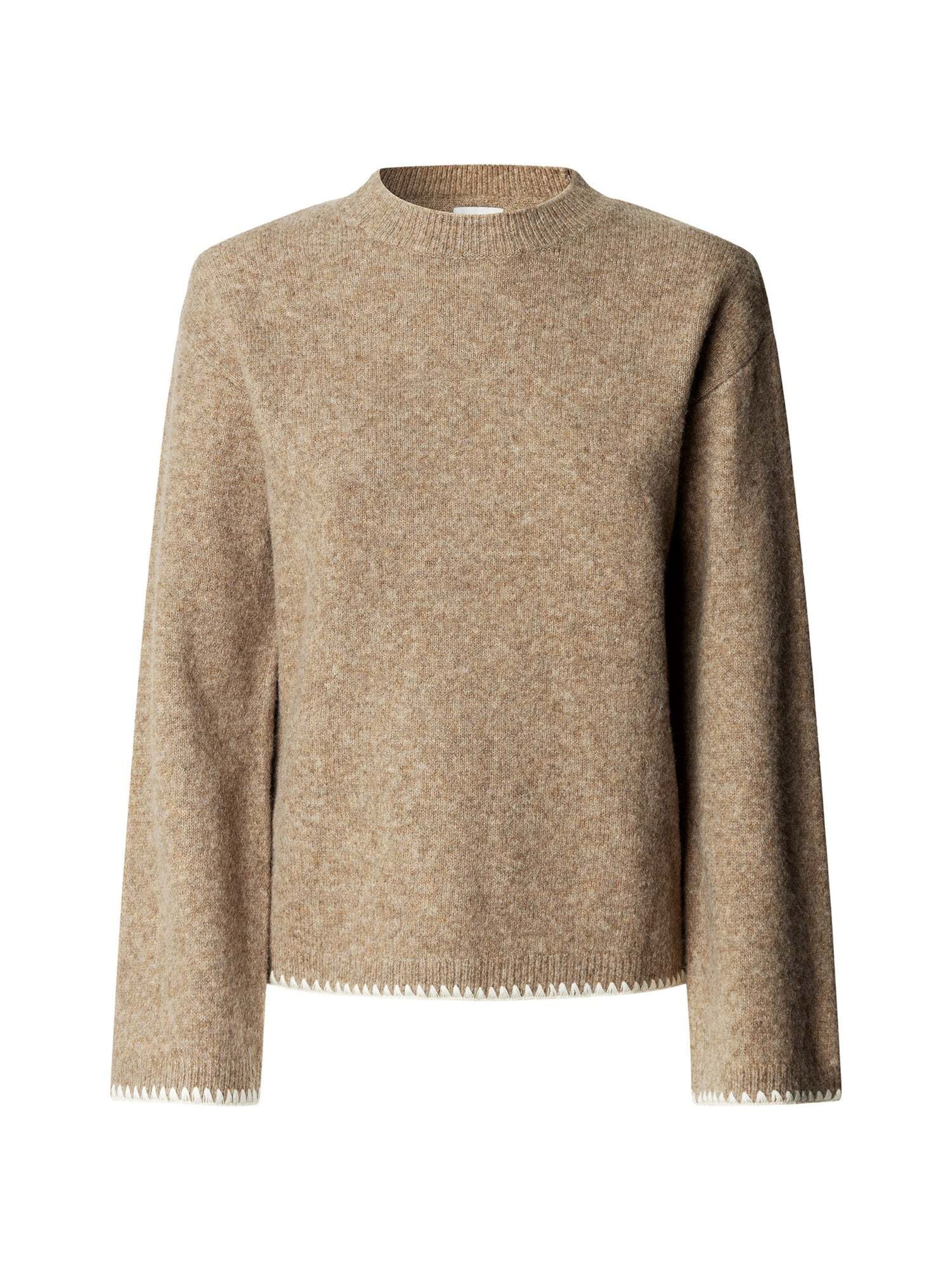 Pepe Jeans - Jersey 'Aida' en beige: frente
