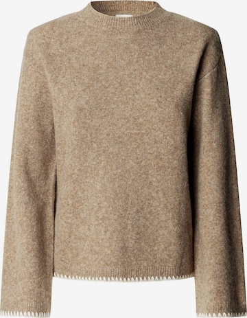 Pepe Jeans - Jersey 'Aida' en beige: frente