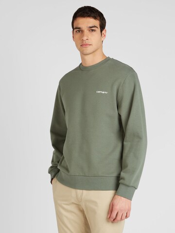 Carhartt WIPSweater majica - zelena boja: prednji dio