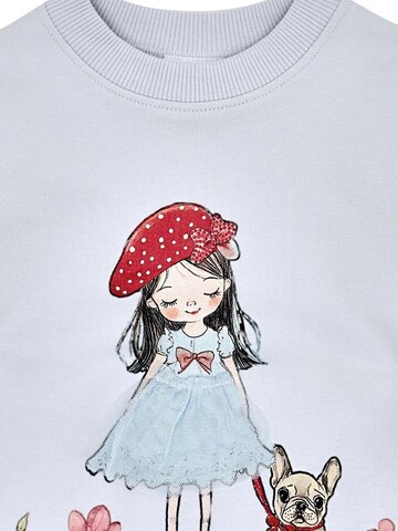 Hust & Claire Sweatshirt 'HCSicillia French Girl'‌‌‌ in Blau