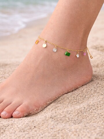 Pure Schmuck - Joyería para pies 'Rainbow Bridgerton' en oro