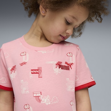 PUMA Shirt 'Little Runners' in Pink