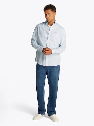 Tommy Jeans Regular Fit Hemd in Blau