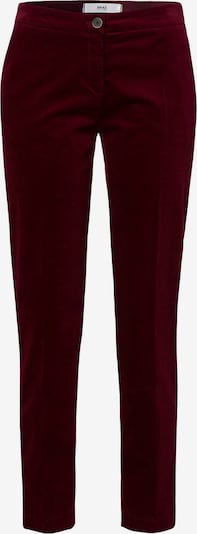 BRAX Bügelfaltenhose 'Maron' en bordeaux, Vue avec produit