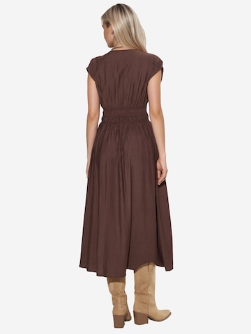 Busem Dress 'Midi' in Brown
