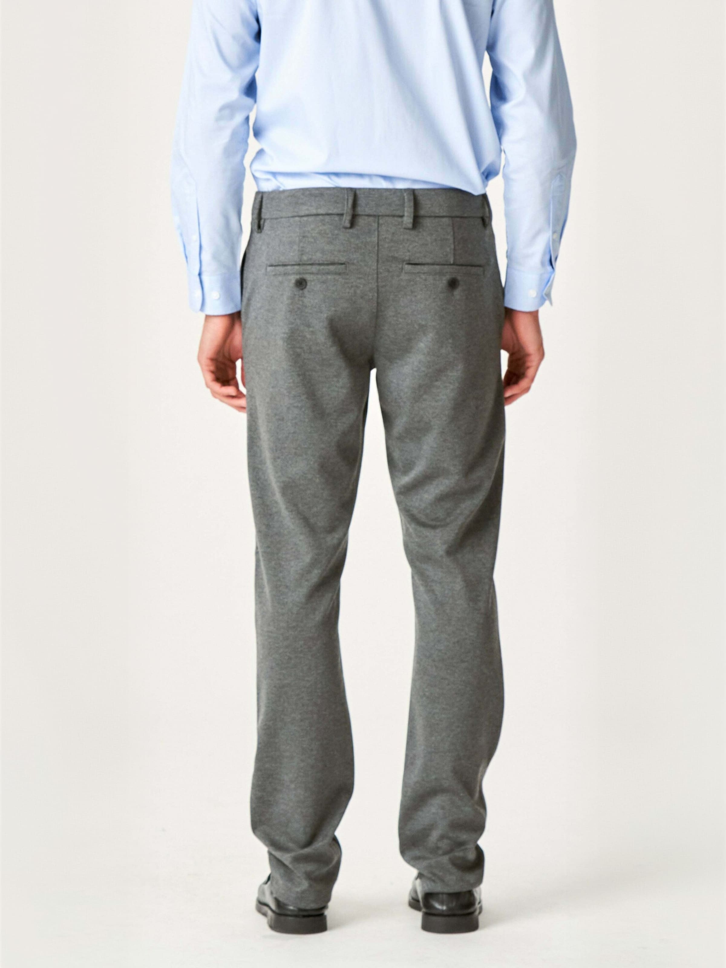 TEESHOPPEN Regular Trousers ' Performance ' in Grey