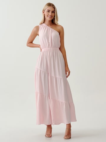 Robe 'INDY' Tussah en rose : devant