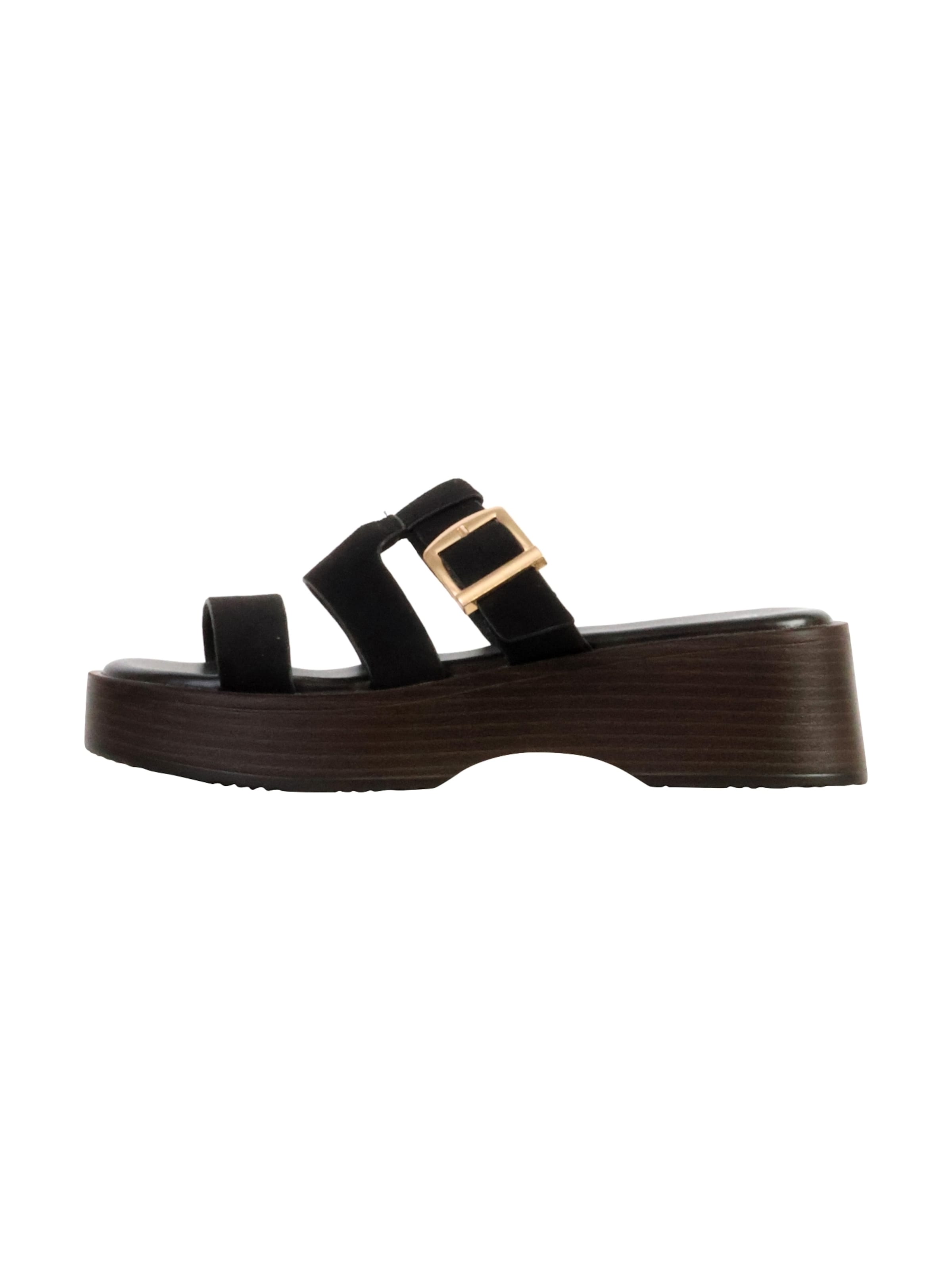 Joia Pantolette‌‌‌‌ in Schwarz: Vorderseite