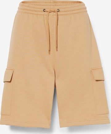 TIMBERLAND Wide Leg Shorts in Braun: predná strana