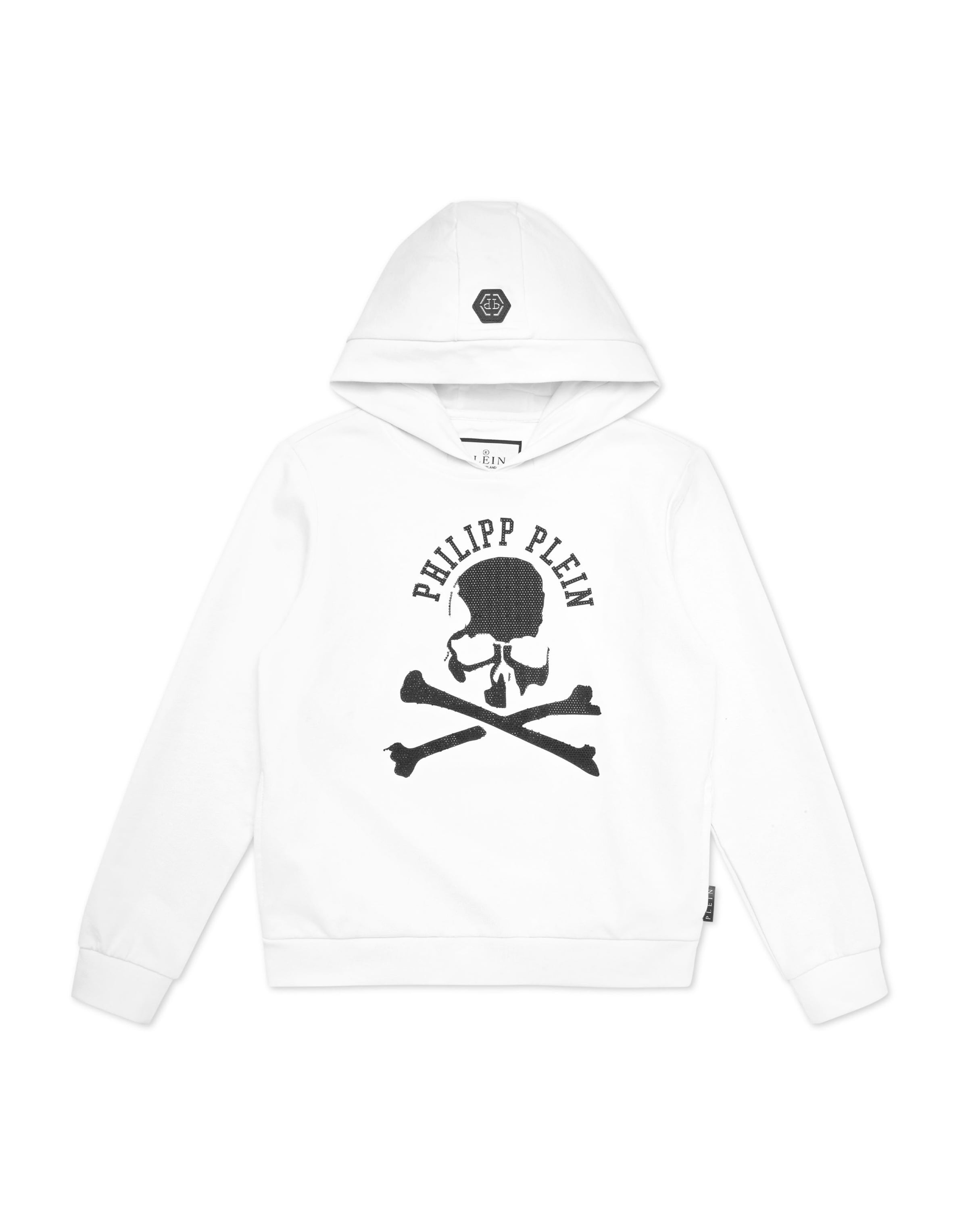 Sweat Philipp Plein en blanc : devant