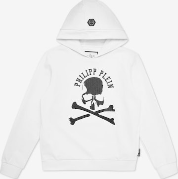 Sweat Philipp Plein en blanc : devant