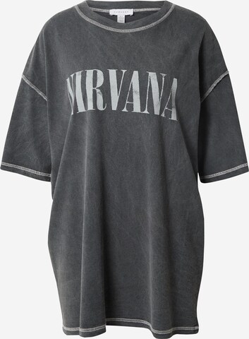 T-shirt TOPSHOP en gris : devant