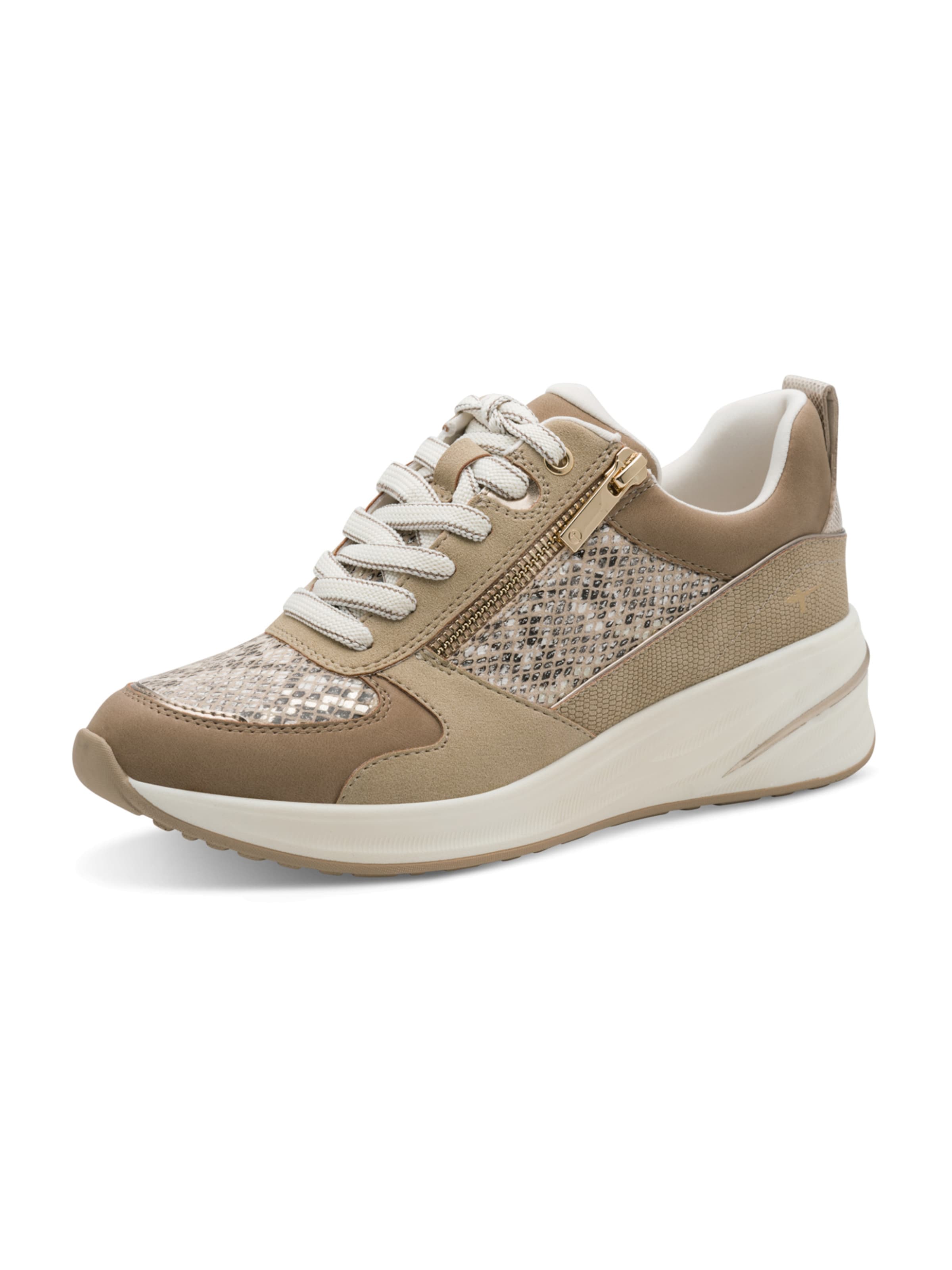 Tamaris Sneakers in Beige: front