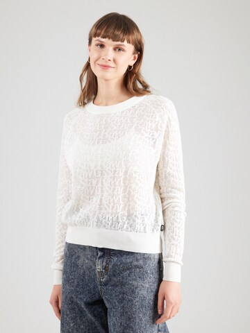 G-STAR Sweater 'Pointelle lt' in White: front
