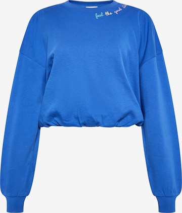 Sweat-shirt IZIA en bleu : devant