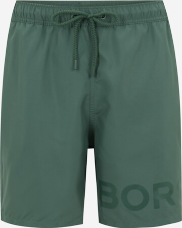 Pantaloncini da bagno di BJÖRN BORG in verde: frontale