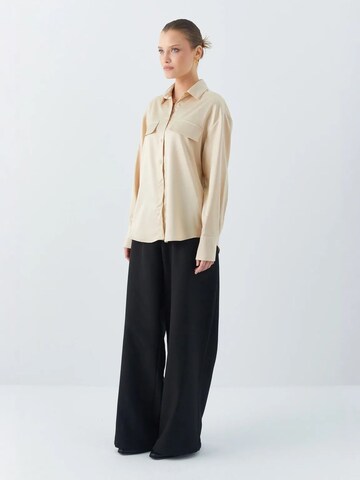 MixRay Blouse 'Hemden' in Beige