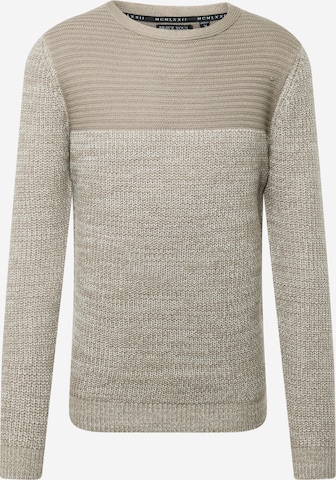 BRAVE SOUL Sweater in Beige: front