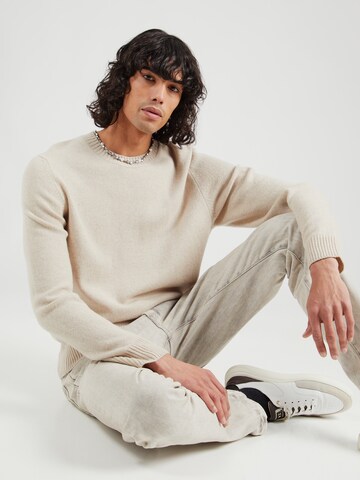 Pull-over NORSE PROJECTS en beige : devant