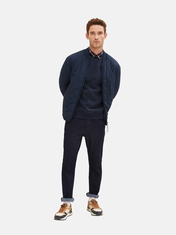 TOM TAILOR - Sweatshirt em azul