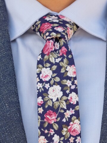 Bohemian Revolt Tie 'Floral' in Blue