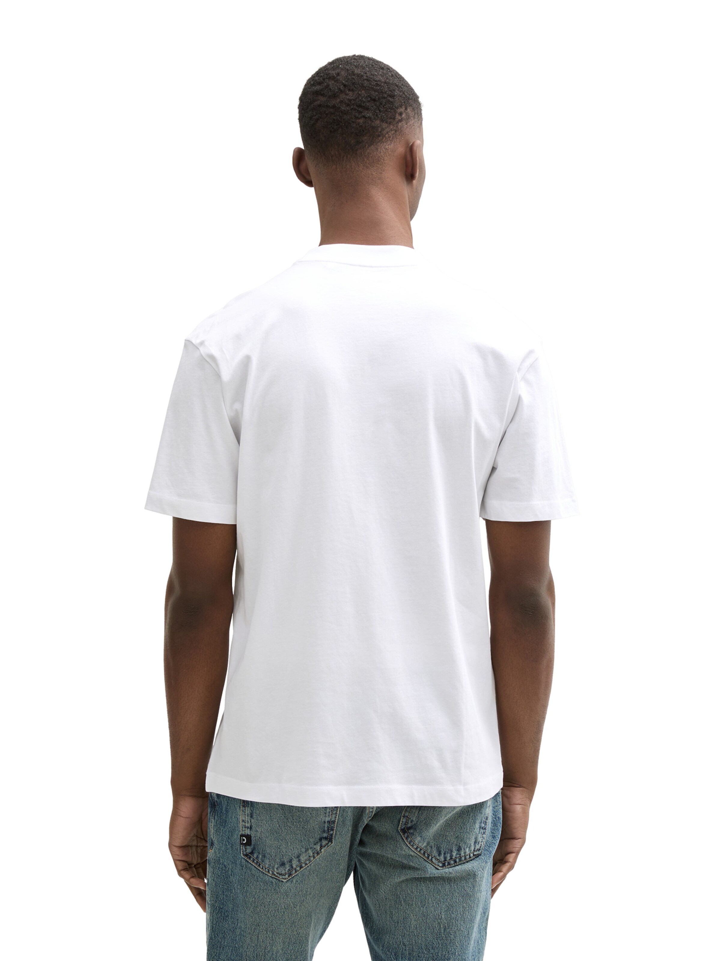 TOM TAILOR DENIM Футболка в Белый