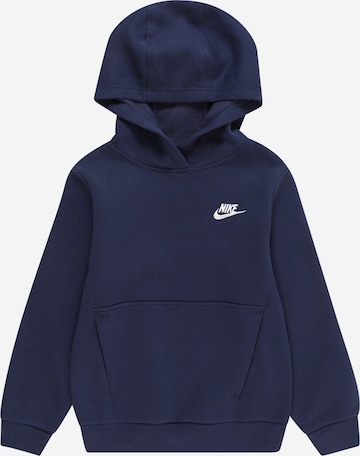 Nike Sportswear Collegepaita 'Club Fleece' värissä sininen: edessä