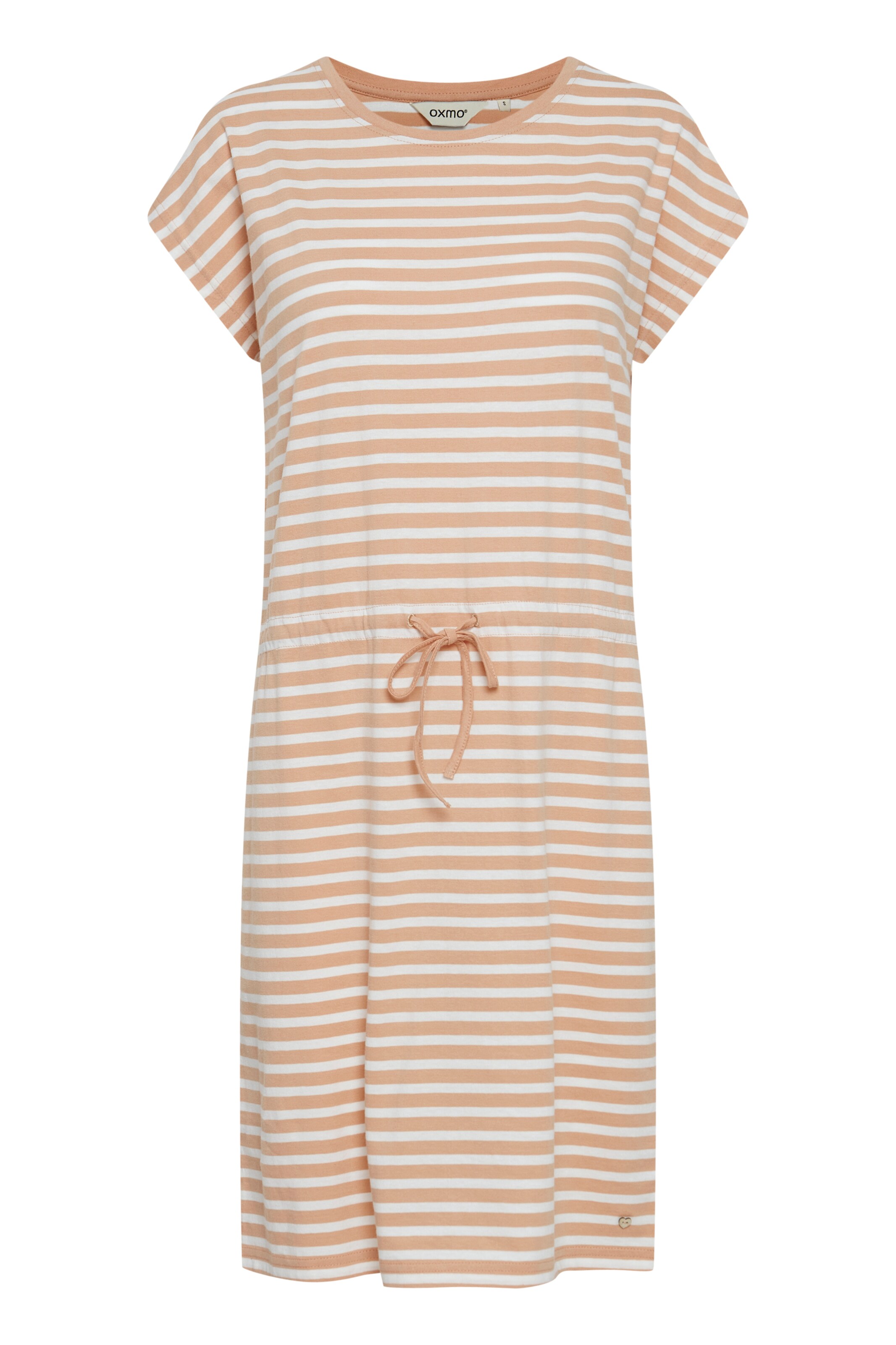 Oxmo Jurk 'Stilla' in Bruin: voorkant